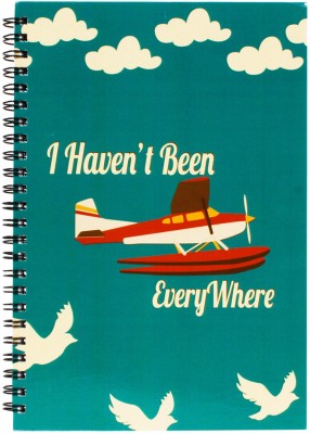 The Crazy Me I havent been everywhere Spiral A5 Diary Ruled 160 Pages(Multicolor)