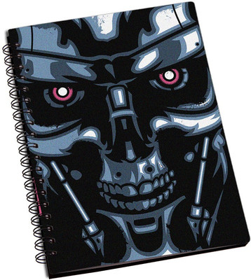 

Rangeele Inkers A5 Notebook(Terminator Robot Vector art, Multicolor)