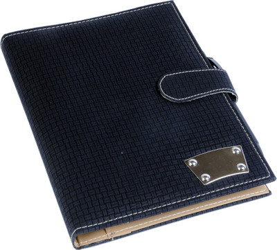 

COI B5 Diary(Black And Beige Planner Silver Plate, Black, Beige, Pack of 2), Beige;black