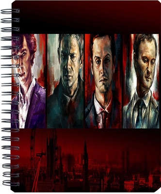 

Shopmania A5 Notebook(Designer-NB-624, Multicolor)