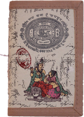 

Rstore Regular Diary(Handmade Radhe-Krishna Print Bahi Khata (Size 6x4 in), Multicolor)