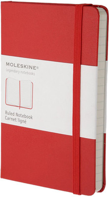 

Moleskine Pocket-size Notebook(Pocket, Red)