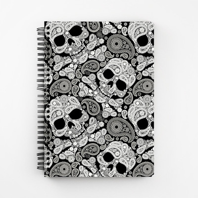 

RAYITE A5 Diary(Skull Pattern, Multicolor)