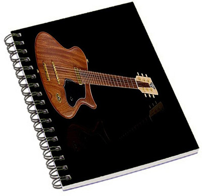

Shopmania A5 Notebook(Guitar, Multicolor)
