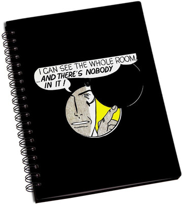 

Rangeele Inkers A5 Notebook(No One In The Room, Multicolor)