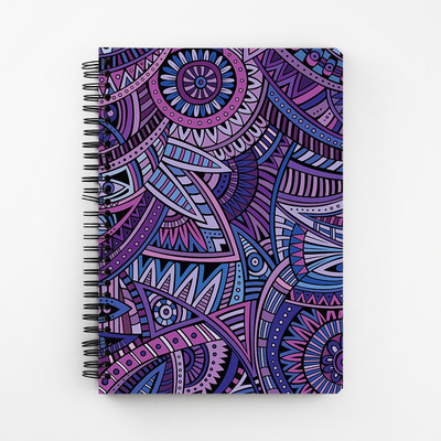 

RAYITE A5 Diary(Hippie Tribal, Multicolor)