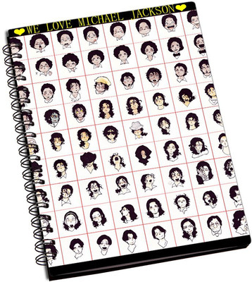 

Rangeele Inkers A5 Notebook(Michael Jackson Anime, Multicolor)