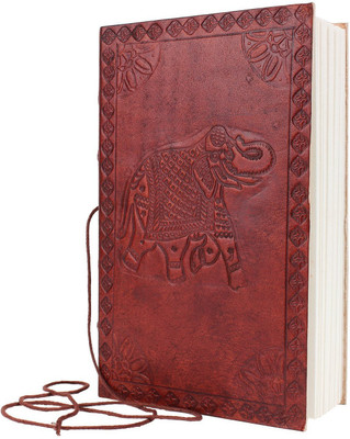 

Store Indya A5 Diary(Handcrafted Gift Set, Brown)