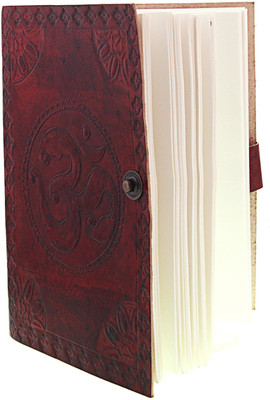 

Craft Club Regular Diary(Leather OM Embossed With Button, Brown)