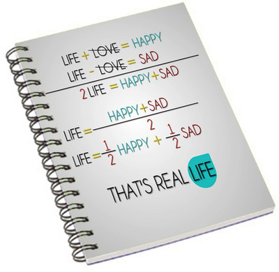

Shopmania A5 Notebook(DESIGNER PRINTED NOTEBOOK, Multicolor)