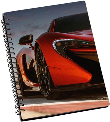 

Rangeele Inkers A5 Notebook(red Fastest Car, Multicolor)