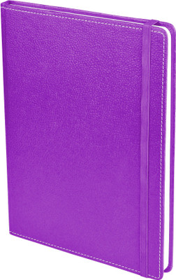 

Eco-Leatherette B5 Diary(Handcrafted, Lilac)
