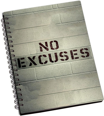 

Rangeele Inkers A5 Notebook(No Excuses, Multicolor)