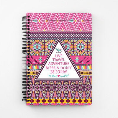 

RAYITE A5 Diary(Adventure Hipster Tribal, Multicolor)