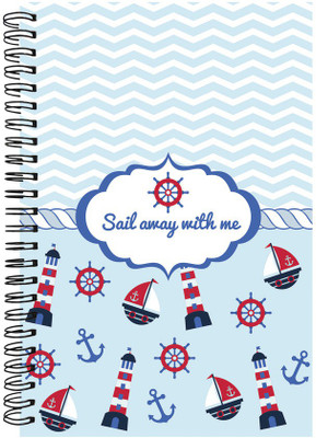 

Little Jamun A5 Notebook(A5 Size Spiral Note Book - Nautical, Multicolor)