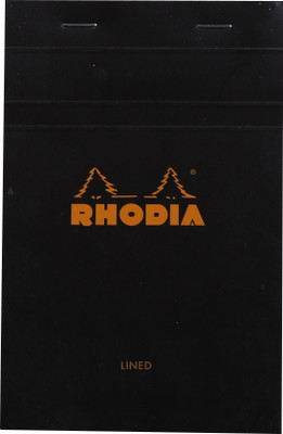 

Rhodia Mini Note Pad(Basics Black - No. 14 - 170 mm x 110 mm, Black)