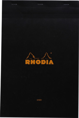 

Rhodia A4 Note Pad(Basics Black - No. 19 - A4+ - 318 mm x 210 mm, Black)