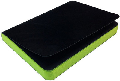 

Rubberband A6 Notebook(Paint Box Series, Green Pages)