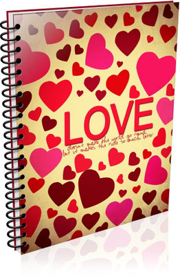 

VenTechno A5 Diary(Valentine A5 - Diary (Spiral Bound), Multicolor)