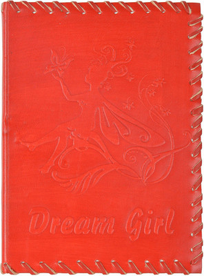 

Hare Krishna Handicrafts Regular Diary(Dream Girl Leather Diary, Red)