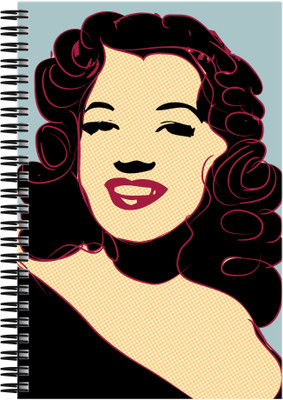 

Art Emporio A5 Notebook(Marlyn Manroe Hand Drawing, Multicolor)