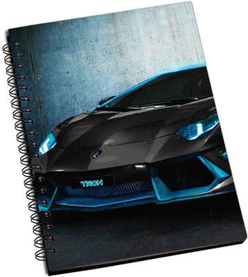 

Rangeele Inkers A5 Notebook(Tron Legacy car, Multicolor)