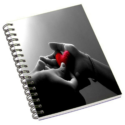 

Shopmania A5 Notebook(Love, Multicolor)
