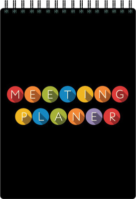 

Nourish A5 Planner/Organizer(Meeting Planner, Black)