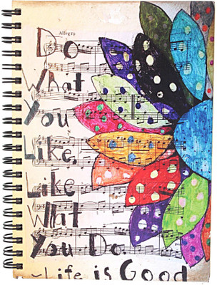 

Craft Play A5 Diary(Life is Good, Multicolor)