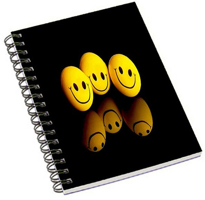 

Shopmania A5 Notebook(Smiley 2, Multicolor)