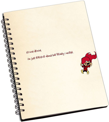 

Rangeele Inkers A5 Notebook(Calvin Reality I Accept, Multicolor)
