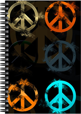 

Art Emporio A5 Notebook(Peace, Multicolor)