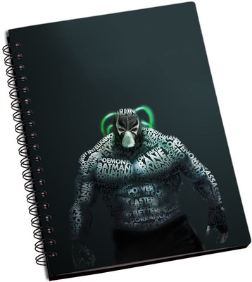 

Rangeele Inkers A5 Notebook(Bane batman Typography, Multicolor)
