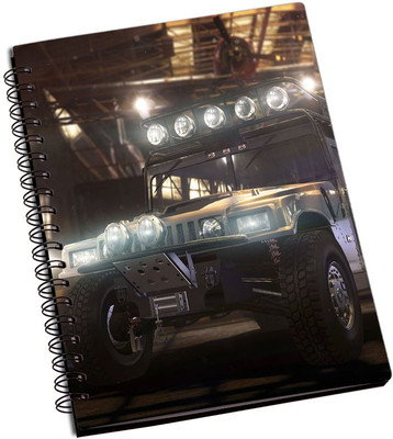

Rangeele Inkers A5 Notebook(Crew hummer raid, Multicolor)