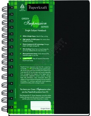 

paperkraft B5 Notebook(5 subject note book, Multicolor)