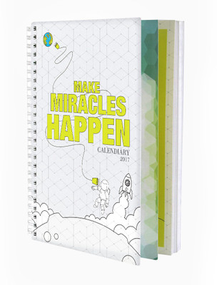 

BrewBubble A5 Diary(Make Miracles Happen!, Multicolor)