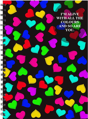 

Printelligent A5 Notebook(Printelligent, Black)