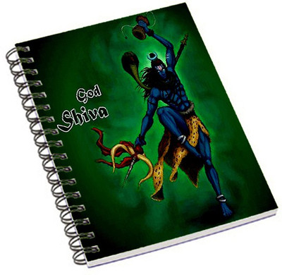 

Shopmania A5 Notebook(God Shiva, Multicolor)