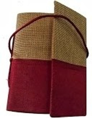 

Indha Craft A6 Diary(Jute Dupion Bahi Folding, Red)