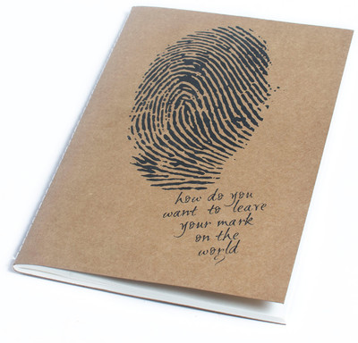

Ink and Graphite A5 Notebook(Kraft Series - Leave a Mark, Brown)
