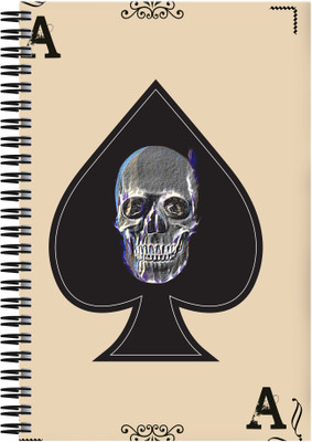 

Art Emporio A5 Notebook(Skull Card, Multicolor)