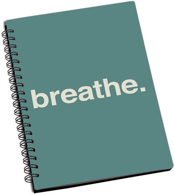 

Rangeele Inkers A5 Notebook(Breathe Word, Multicolor)