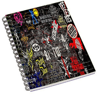 

Shopmania A5 Notebook(DESIGNER PRINTED NOTEBOOK, Multicolor)