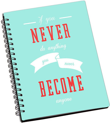 

Rangeele Inkers A5 Notebook(Just Do Things, Multicolor)