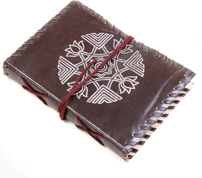 

Store Indya A5 Diary(Handcrafted Gift Set, Brown)