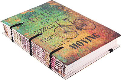 

Craft Club Regular Notebook(Choose Your Path Print In Special Binding Diary, Multicolor)