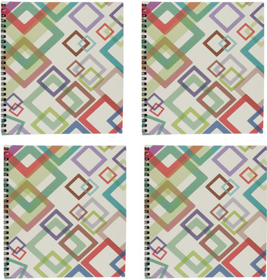 

PapyrusBolsys Regular Notebook(Squares, Multicolor, Pack of 4)