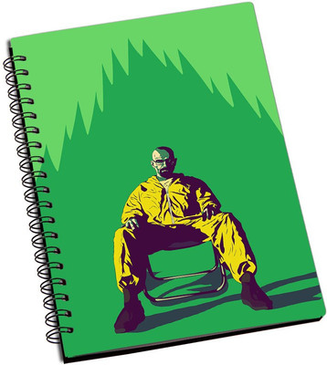 

Rangeele Inkers A5 Notebook(Breaking Bad Walter king, Multicolor)