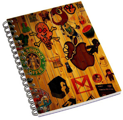 

Shopmania A5 Notebook(DESIGNER PRINTED NOTEBOOK, Multicolor)
