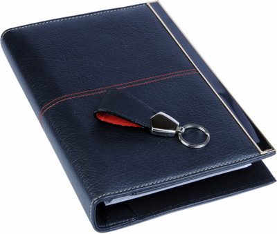 

COI B5 Organizer(BLACK LEATHERITE ORGANISER, Black, Pack of 3)